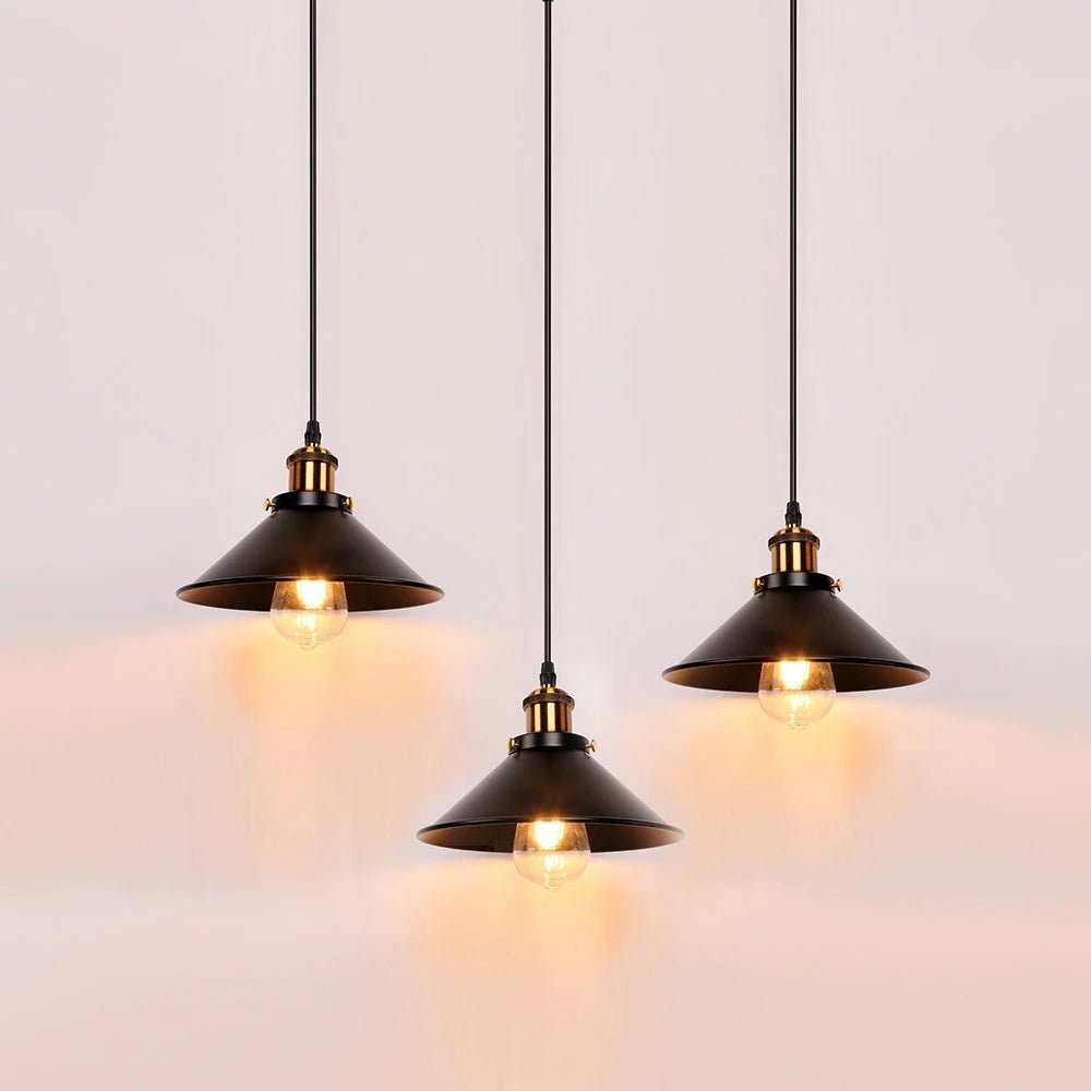 MIRODEMI® Industrial Retro Iron Pendant Light for Modern Interiors
