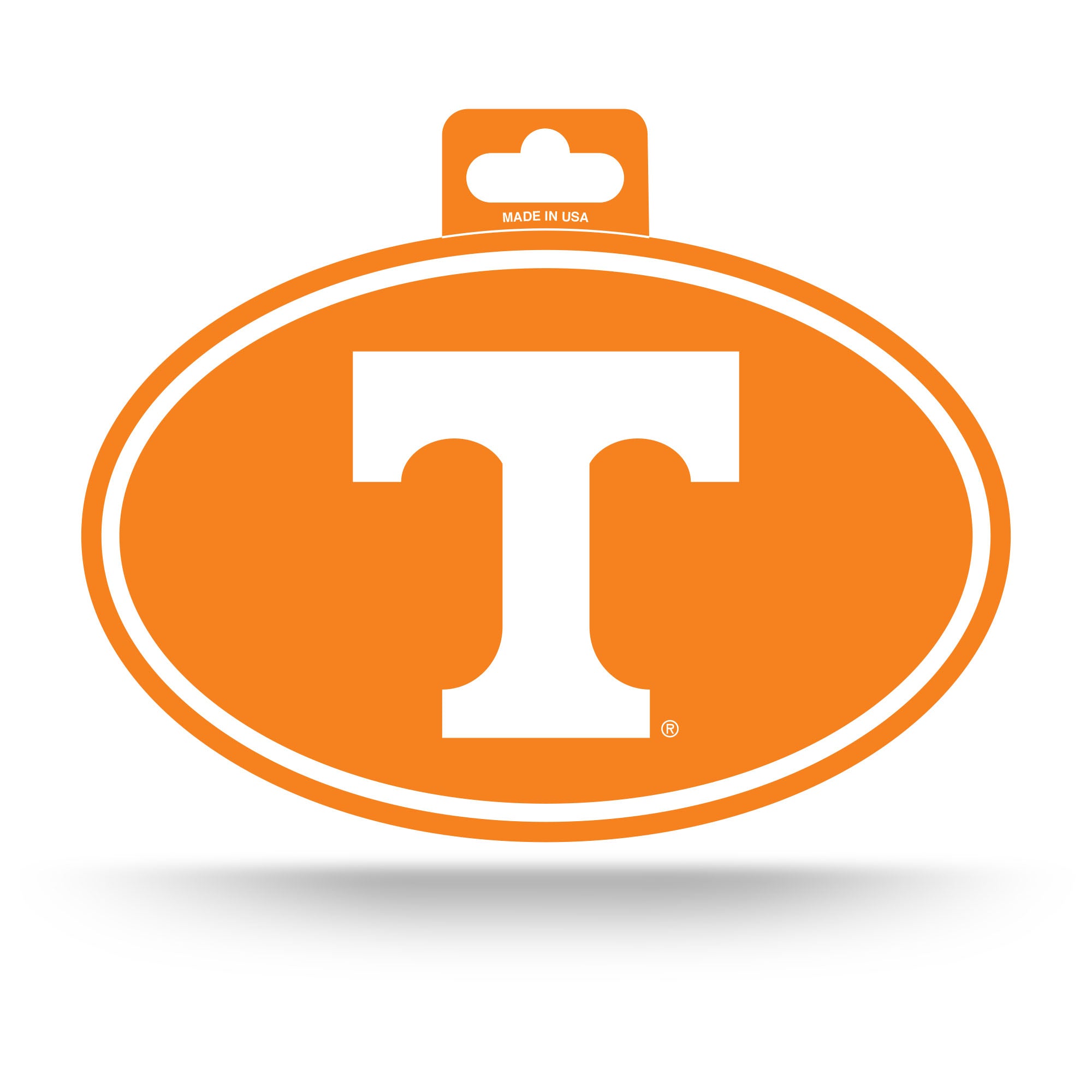 Tennessee Volunteers Oval Decal Full Color Sticker - 3.75 x 5.75 Inches - Officially Licensed