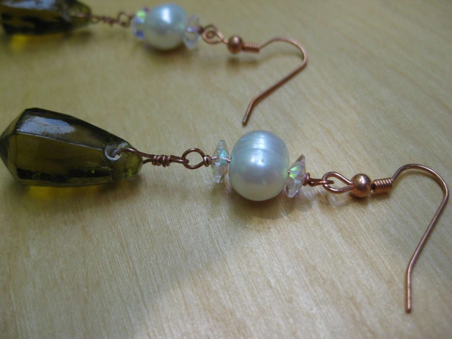 Insouciant Studios Loch Earrings 4 Pair Gift Set - Elegant Olive, Seafoam & Copper Earrings