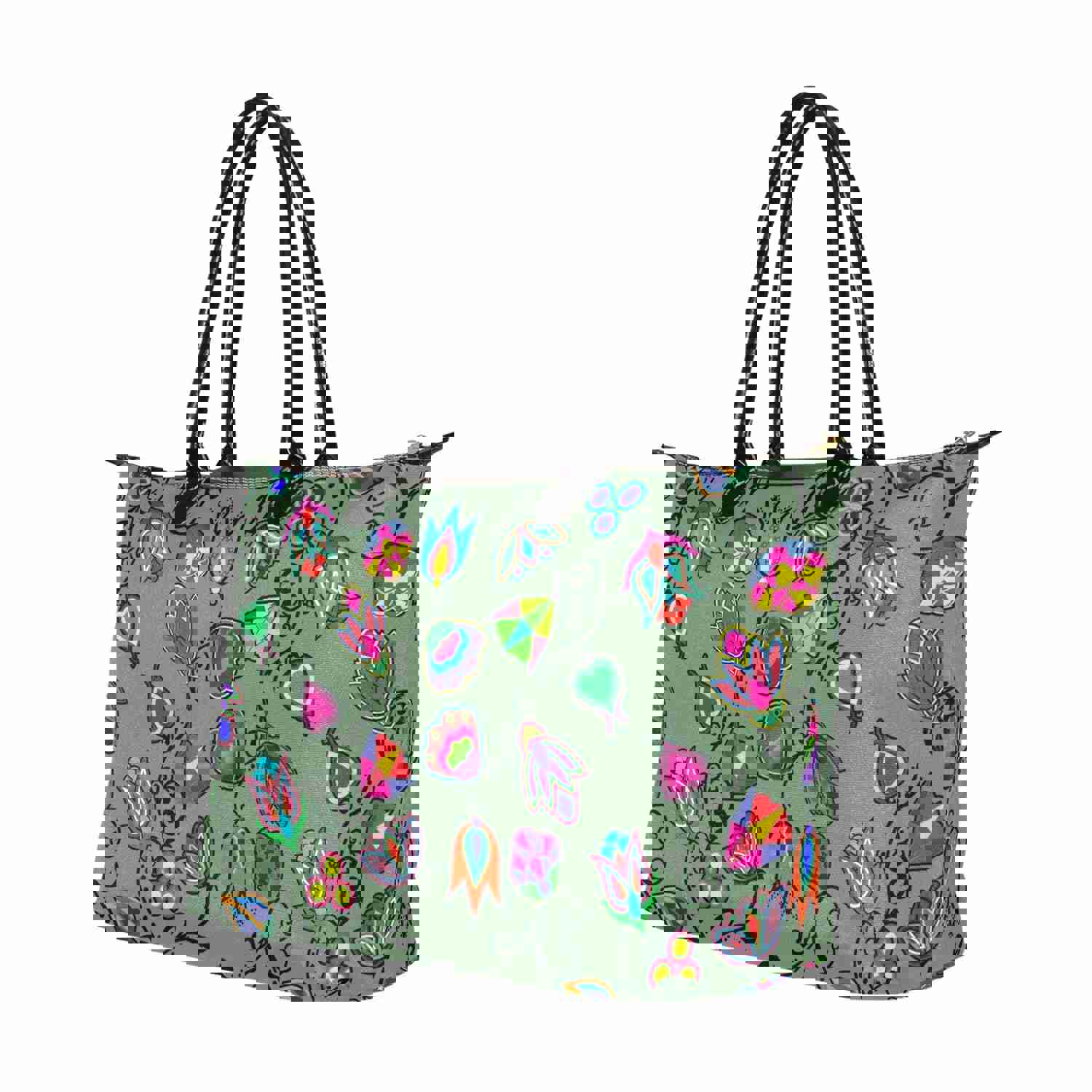 Indigenous Paisley Dark Sea Single-Shoulder Lady Handbag