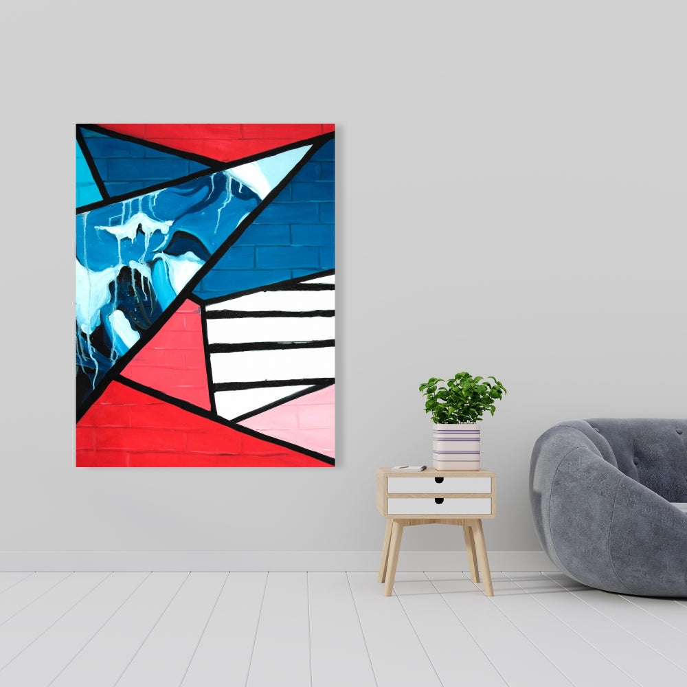 Diagonal Unity, Fine Art Gallery Wrapped Canvas 24x36