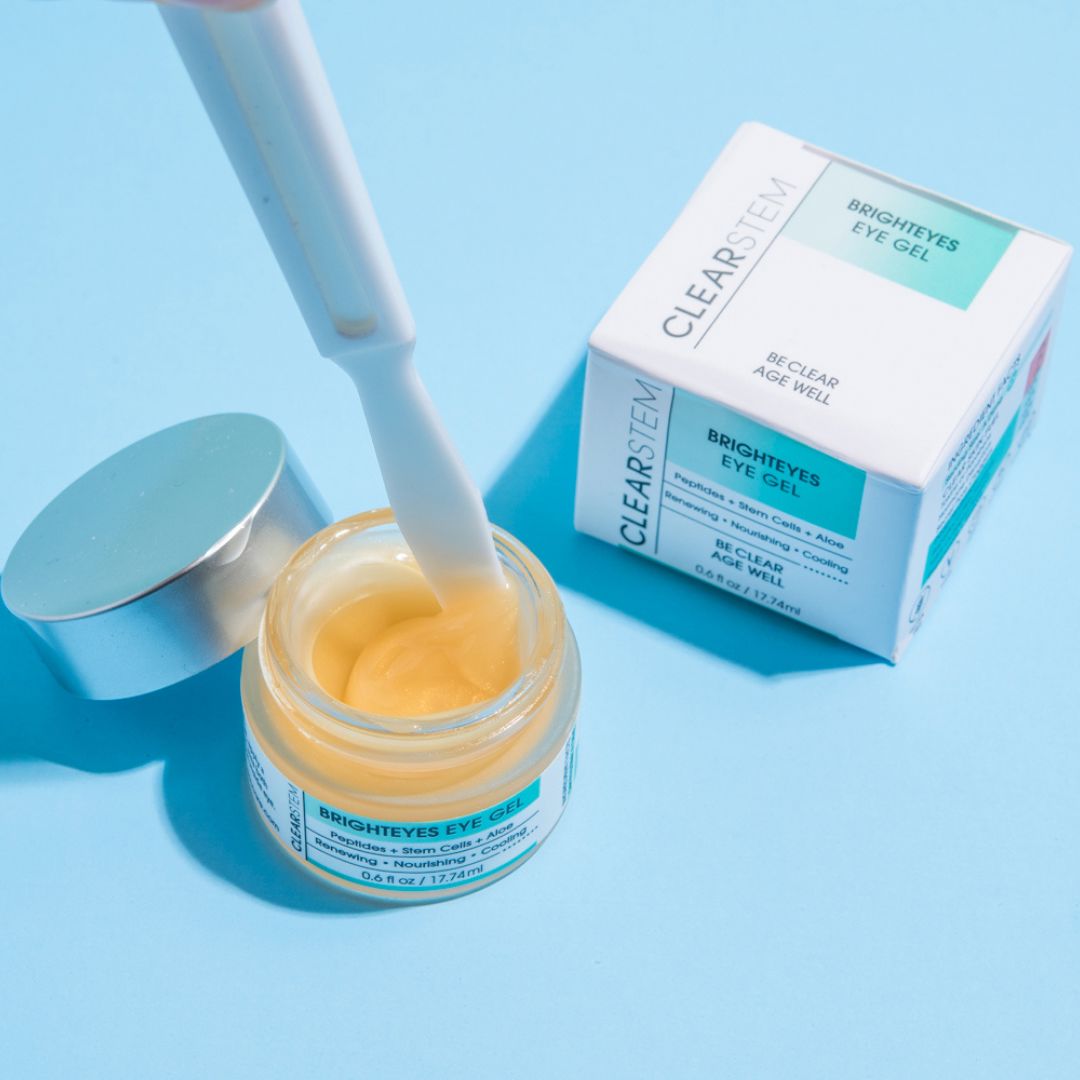 BRIGHTEYES Eye Gel by CLEARSTEM Skincare - Renewing, Nourishing & Cooling Eye Treatment