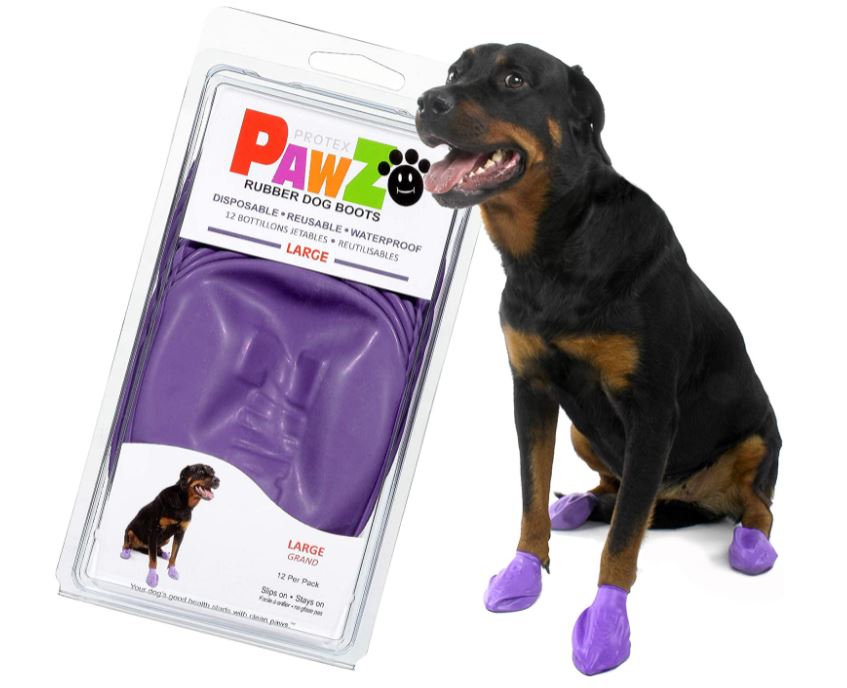PawZ Dog Boots - Waterproof Snow Boots for Dogs (12 Pack)