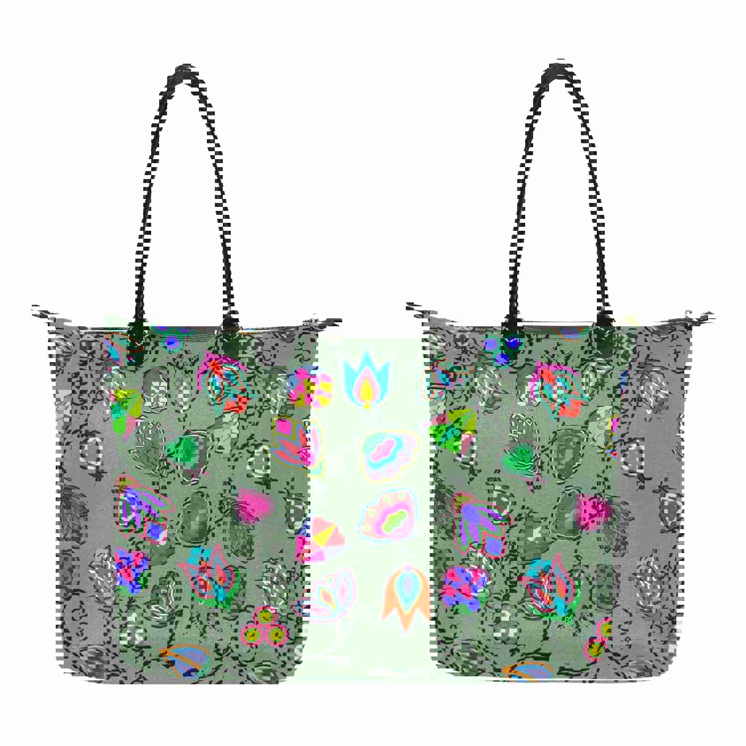 Indigenous Paisley Dark Sea Single-Shoulder Lady Handbag