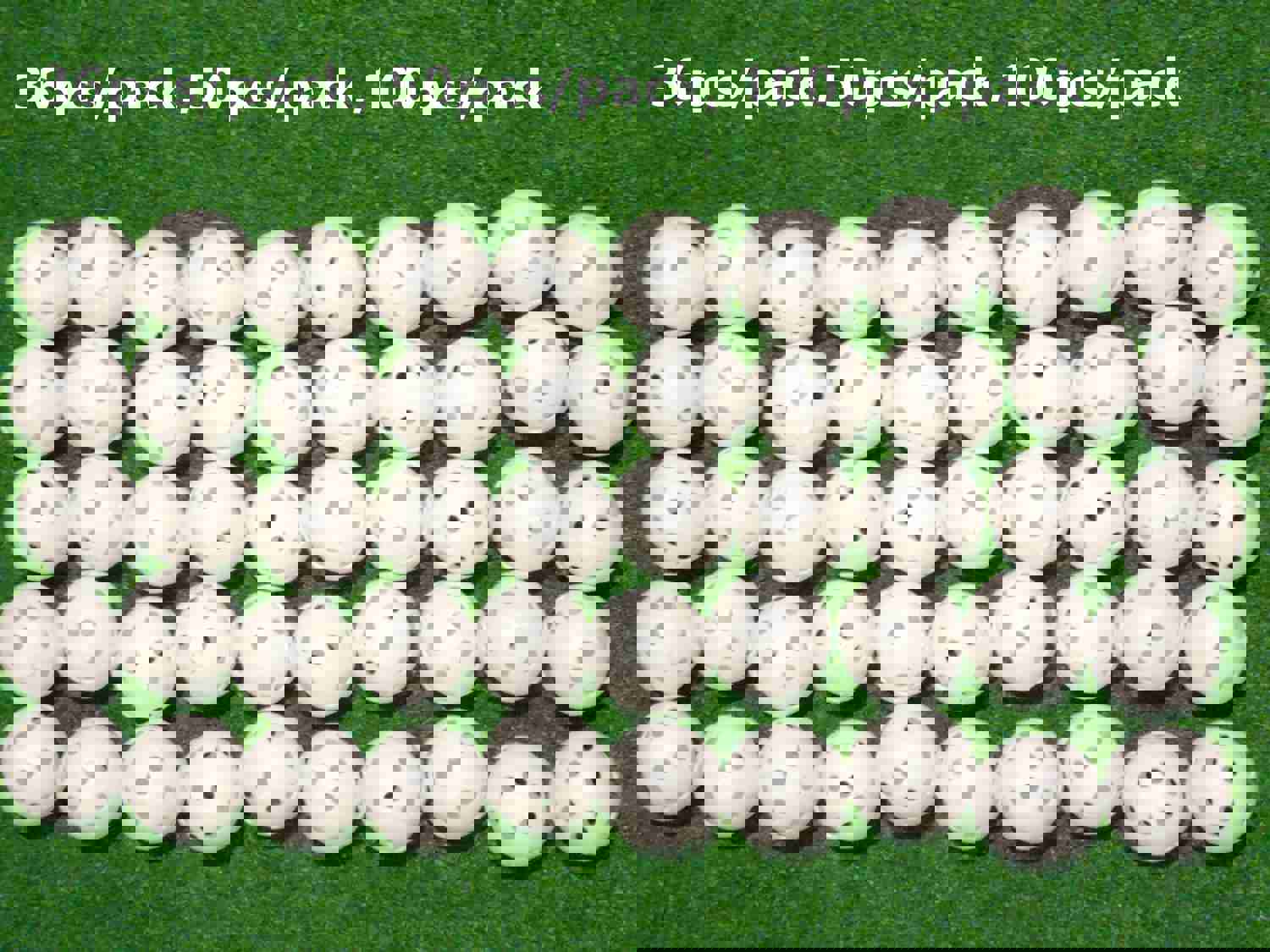 A99 Golf Pack of 36/50/100 Practice Training Balls for Driving Range & Indoor/Outdoor Use