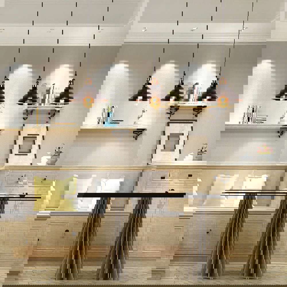 MIRODEMI® Industrial Retro Iron Pendant Light for Modern Interiors