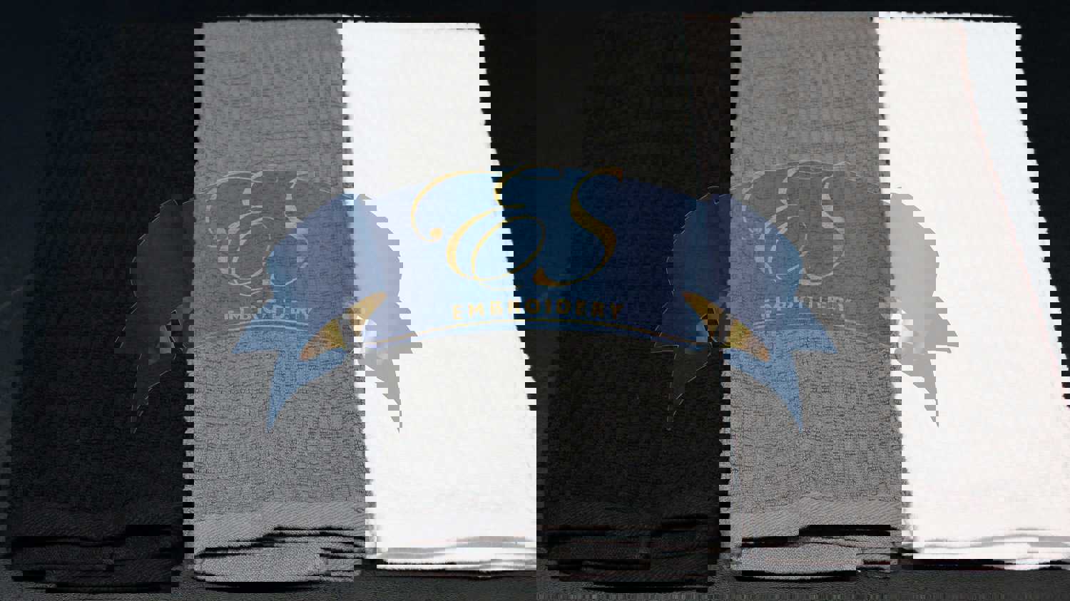 Eat, Drink & Be Scary Kitchen Towel - 100% Cotton Striped & Waffle Weave