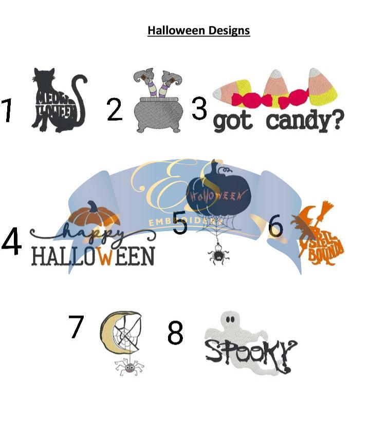 Eat, Drink & Be Scary Kitchen Towel - 100% Cotton Striped & Waffle Weave