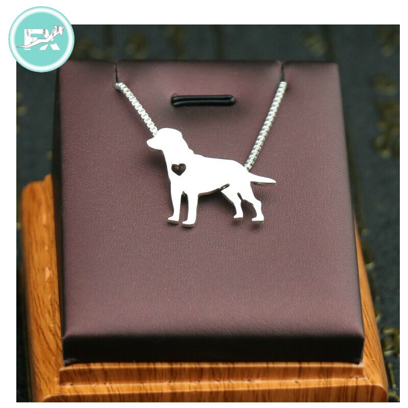 G.SKY Labrador Retriever Necklace - Buy One Get One Free, Golden Plated Dog Pendant Jewelry