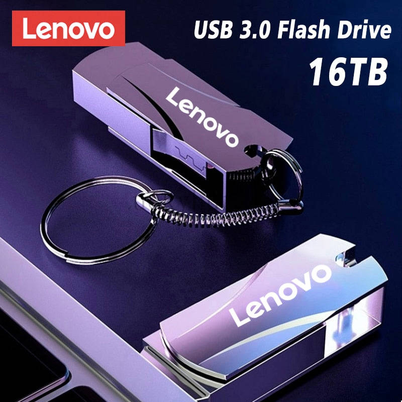 Lenovo Metal 2TB USB 3.0 Flash Drive - High Speed, Waterproof, Ultra-Large Capacity