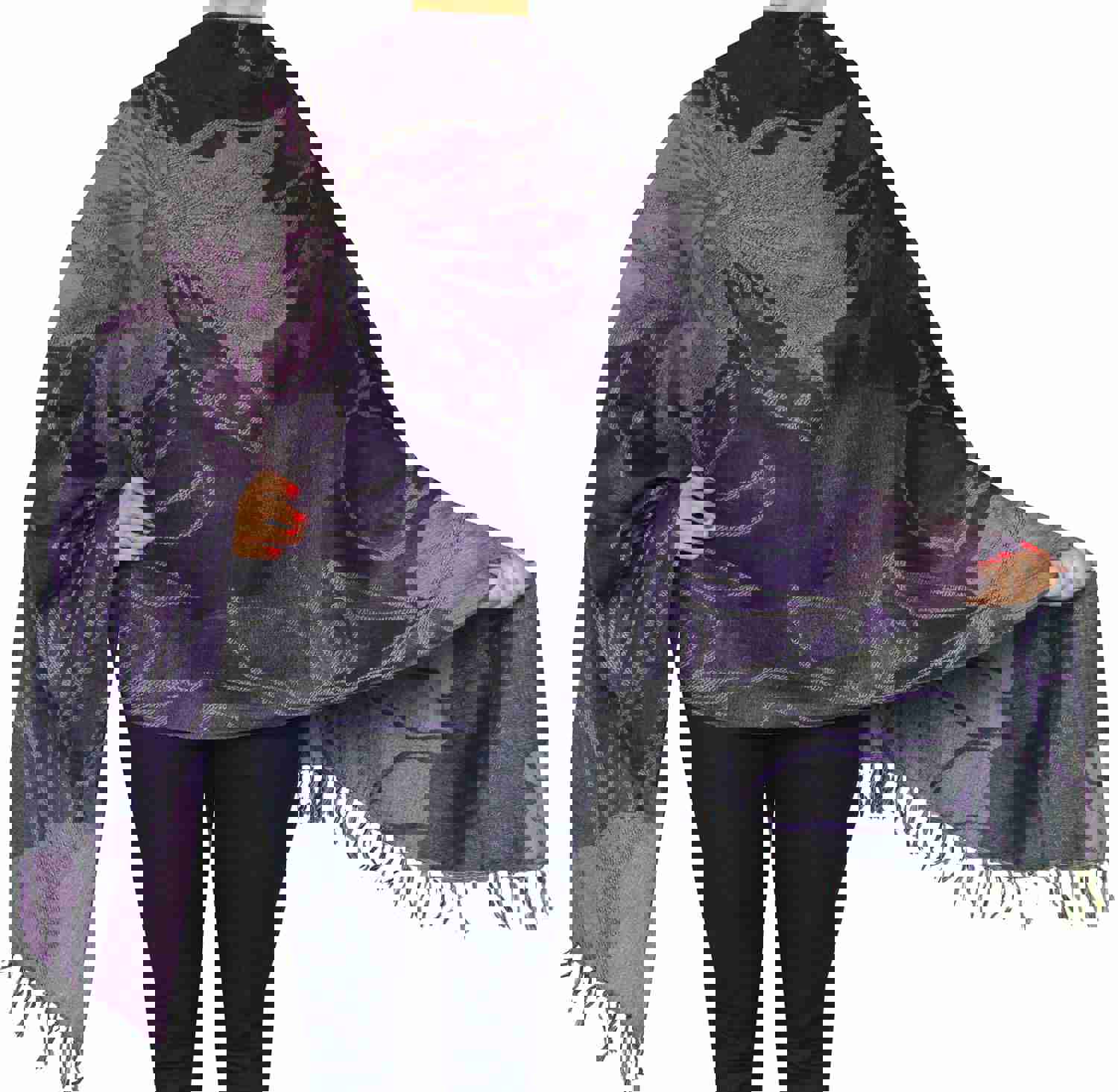 Indian Shawl Wrap Scarves Wool Womens Clothing Scarf Gift (76 x 28 inches)