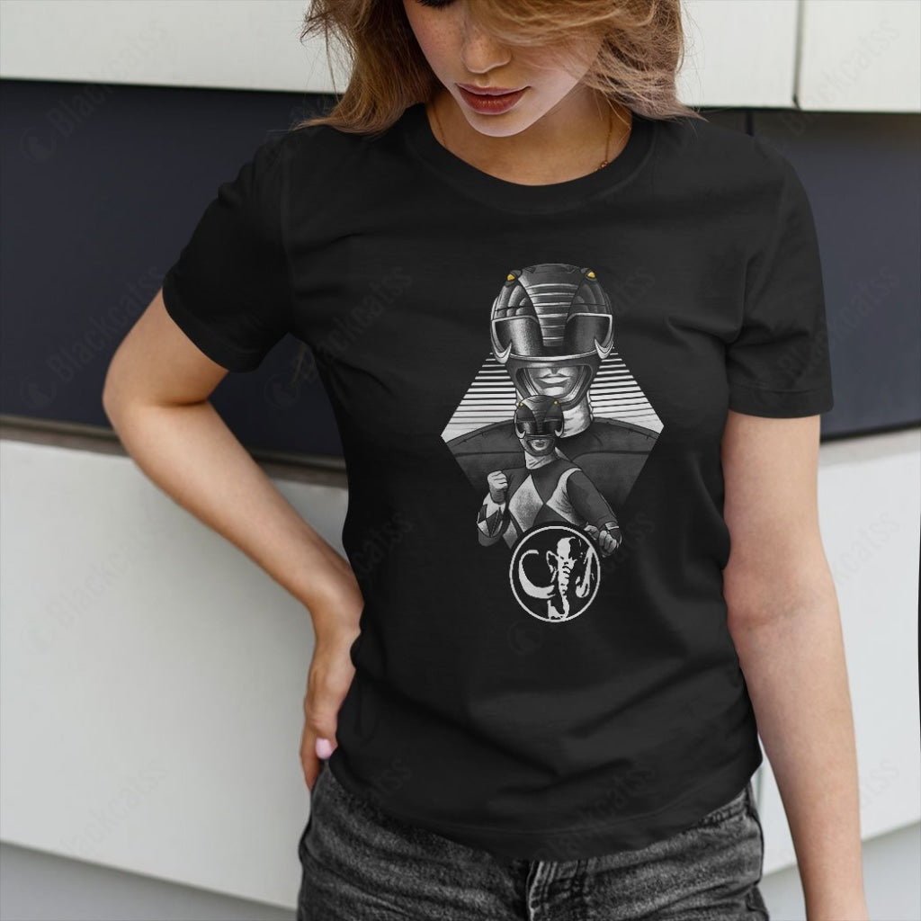 The Black Ranger Custom Graphic T-Shirt - Unisex Classic Fit