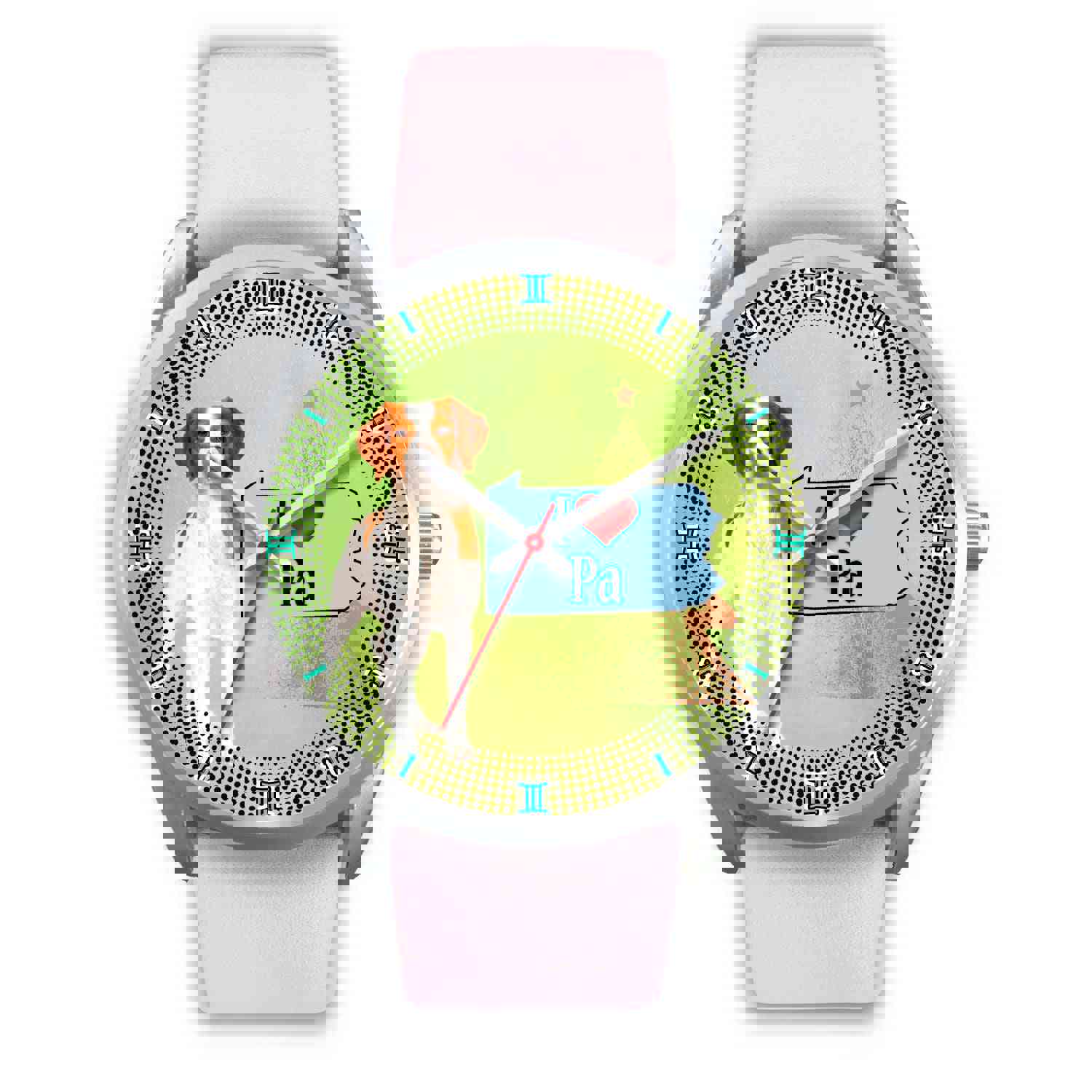 Lovely Brittany Dog Christmas Pennsylvania Christmas Special Wrist Watch