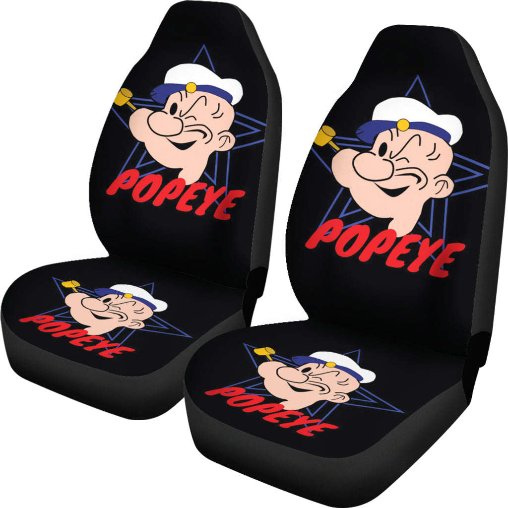 Popeye Car Seat Covers - Premium Custom-Made Car Accessories
