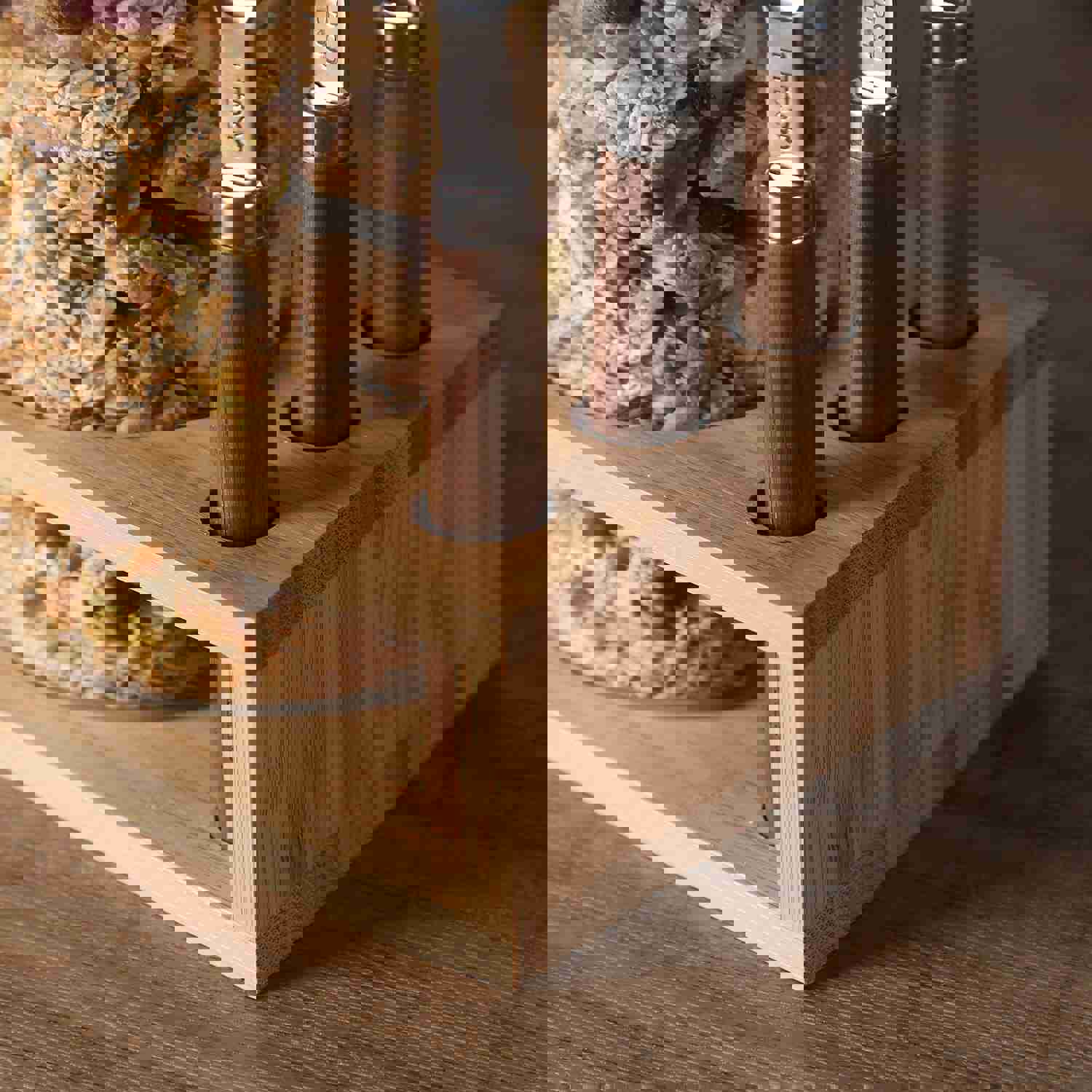 KKC HOME ACCENTS Sealed Glass Food Storage Jars with Scoop for Kitchen Counter