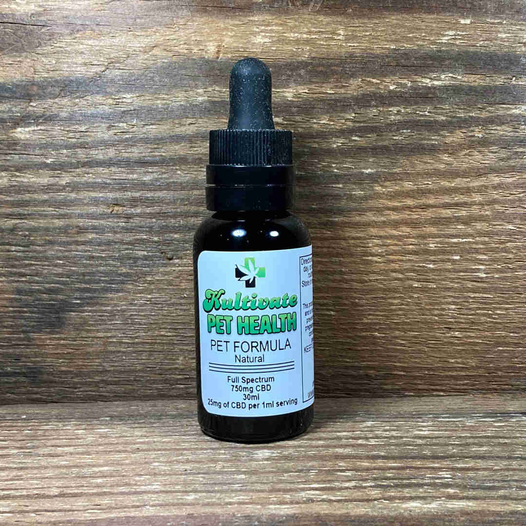 KW Pet Health CBD Oil for Pets - Full Spectrum Hemp Oil in 250mg, 500mg, 750mg