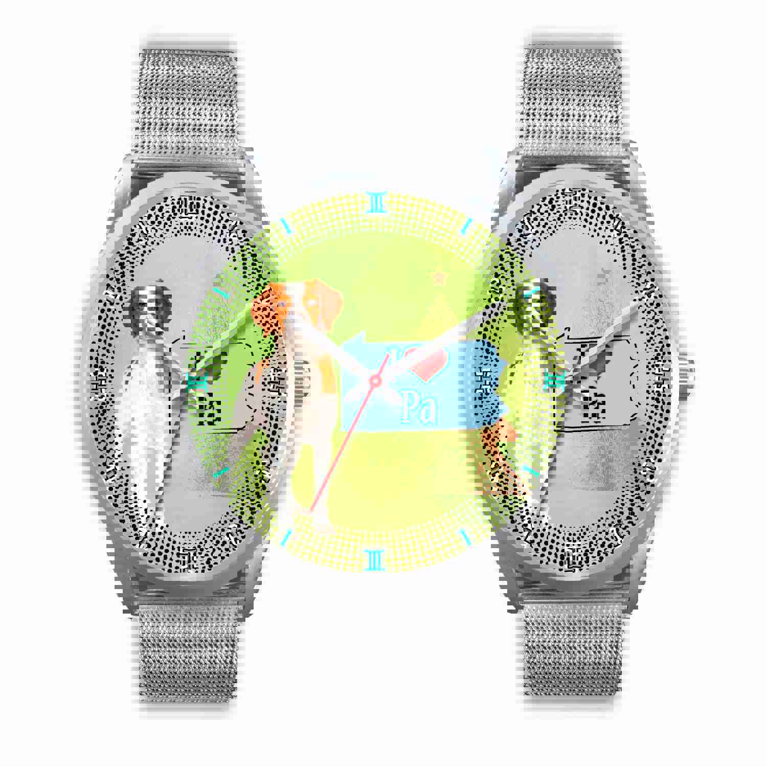 Lovely Brittany Dog Christmas Pennsylvania Christmas Special Wrist Watch