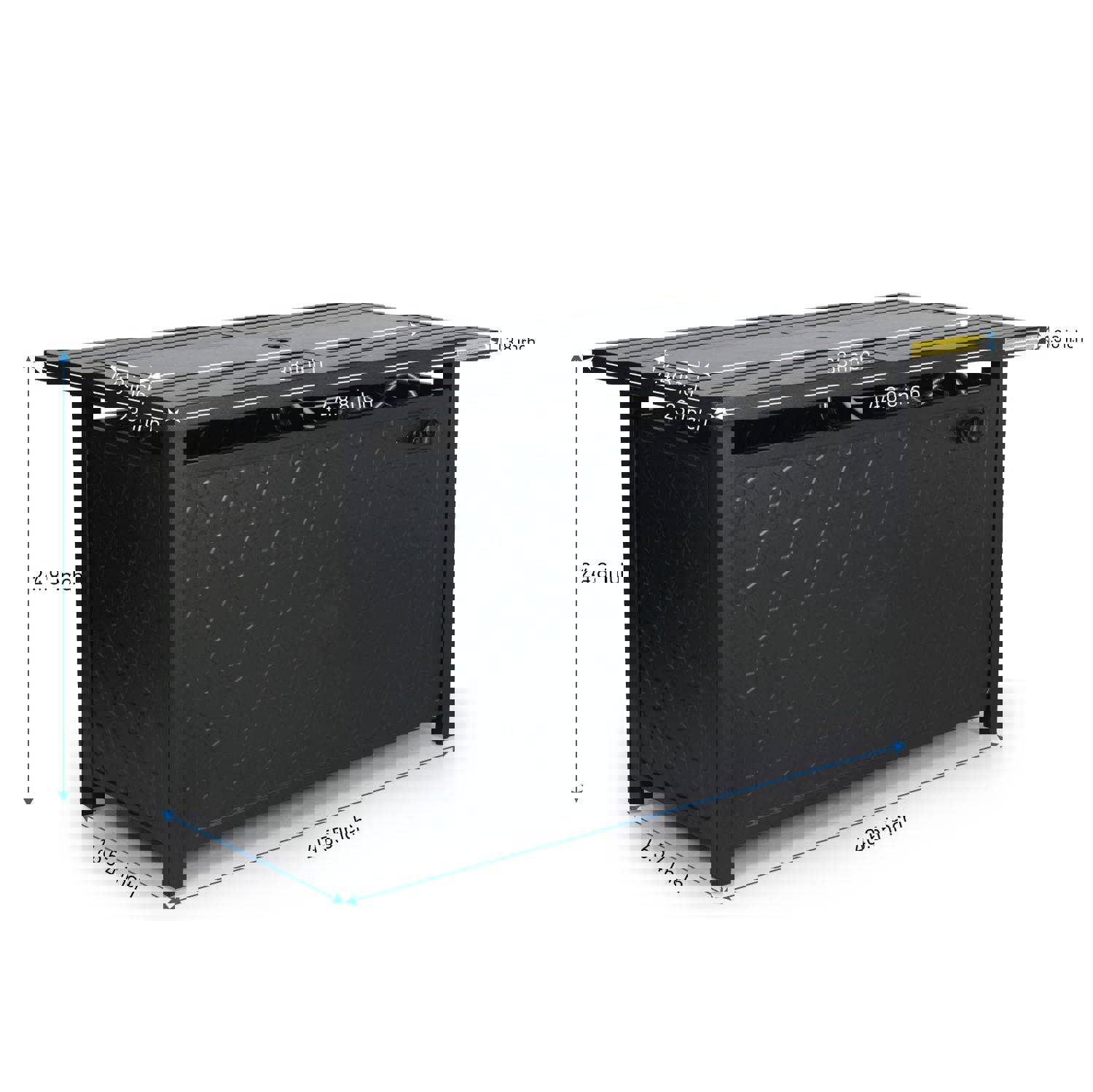 Phi Villa 9-Seater Outdoor Rattan & Wood Sectional Sofa Conversation Set With Fire Pit Table