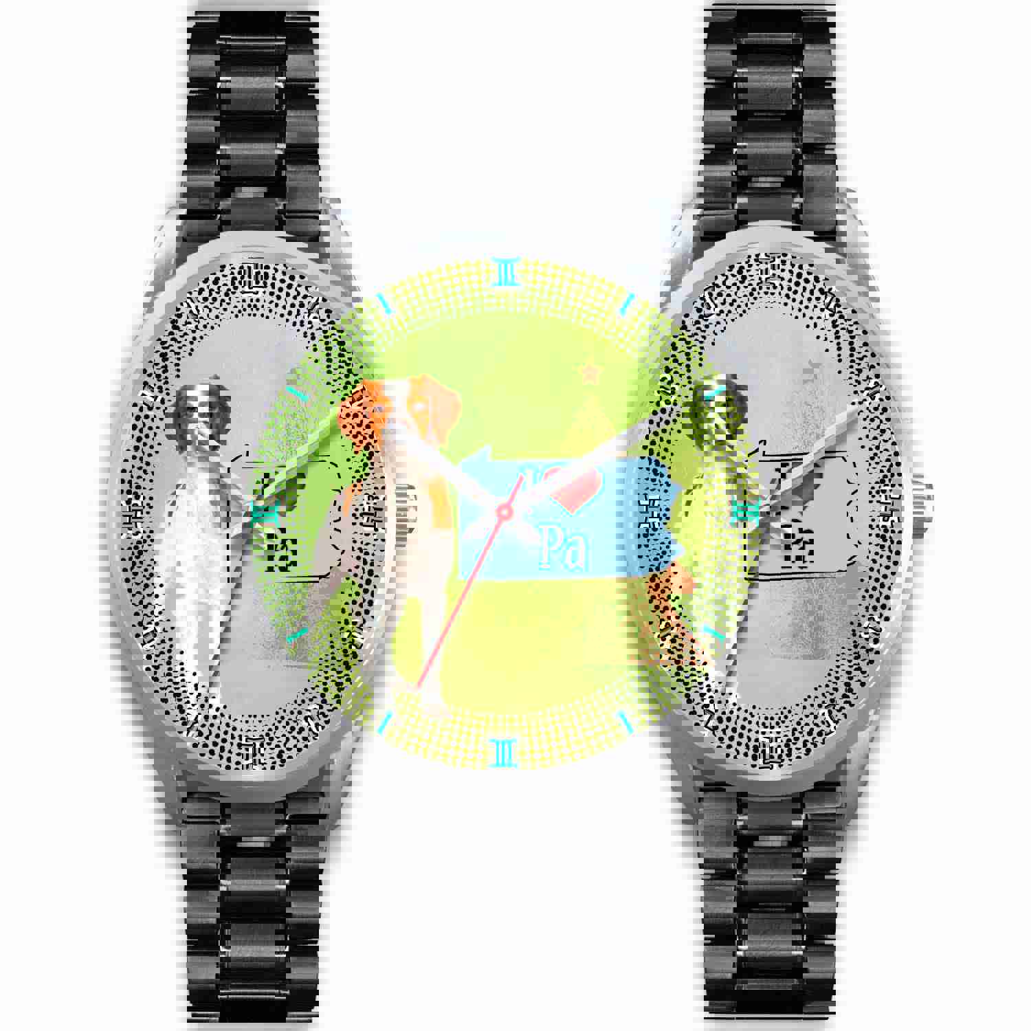 Lovely Brittany Dog Christmas Pennsylvania Christmas Special Wrist Watch