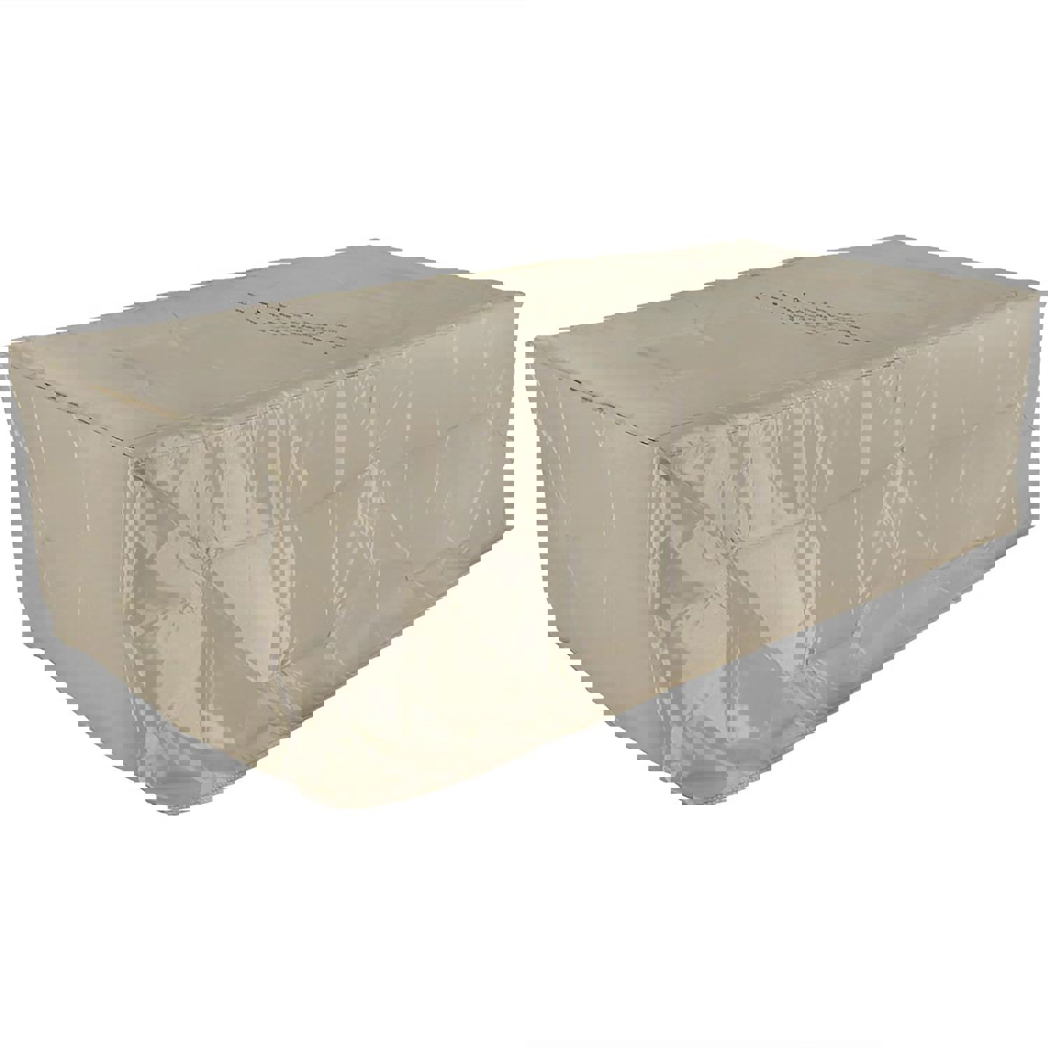 Sunnydaze 56-Inch Brown Modern Rectangular Liquid Propane Gas Fire Pit Coffee Table with Lava Rocks