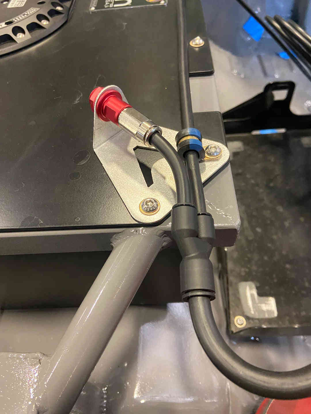 Alaria Tech MA-Motorsports Fuel Cell Fire Suppression Bracket