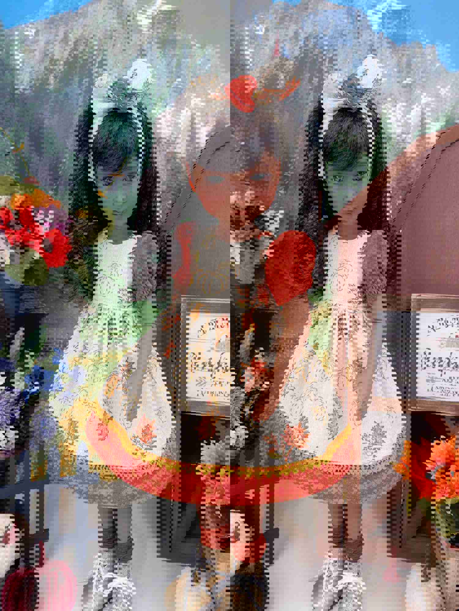 Harvest Gold Dress and Boots for Ruby Red Fashion Friends Doll