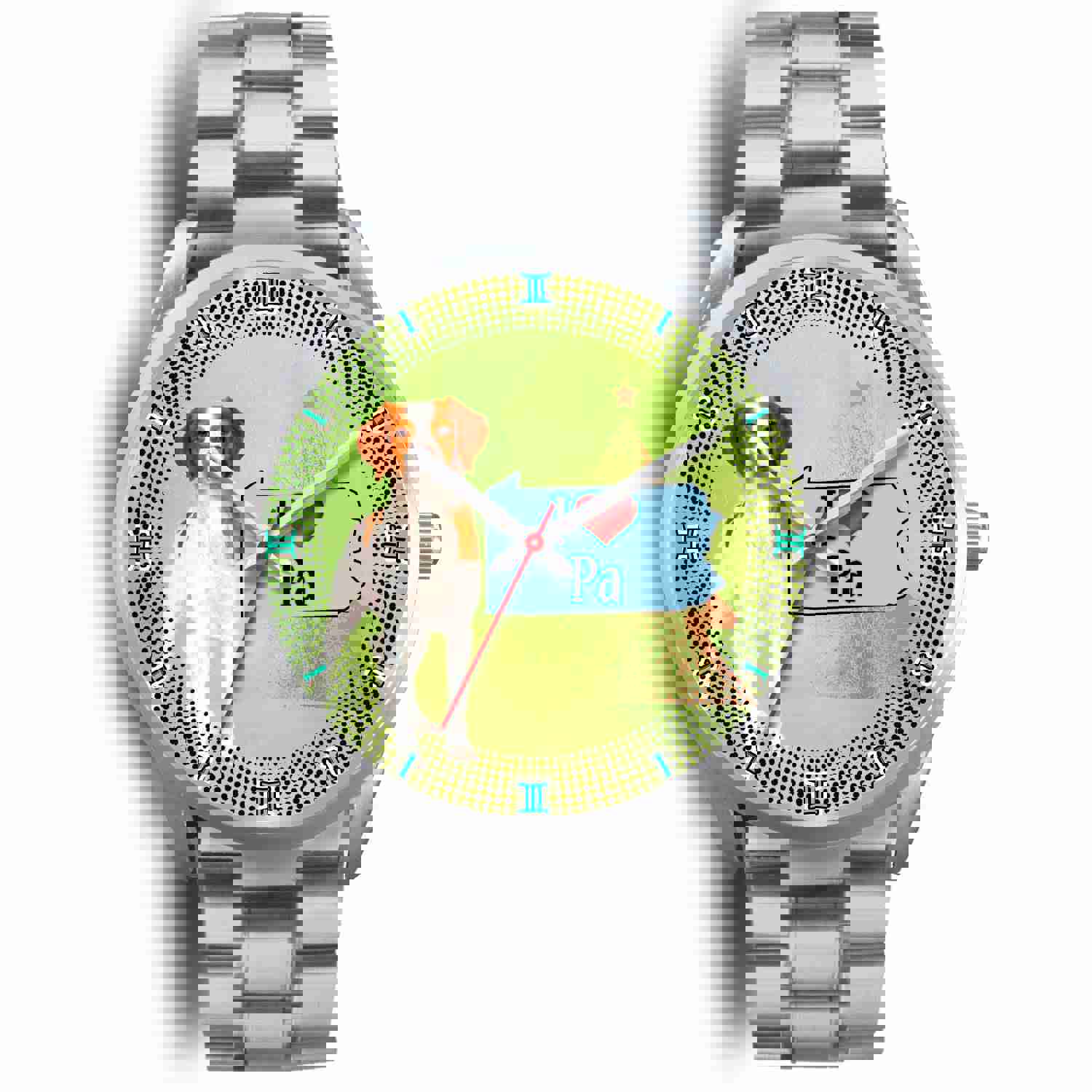 Lovely Brittany Dog Christmas Pennsylvania Christmas Special Wrist Watch