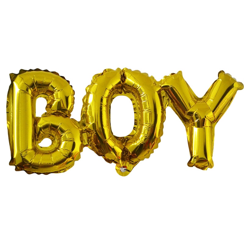 Baby Shower Balloons Blue Pink Boy Girl Foil Balloons for Gender Reveal and 1st Birthday Party Decorations