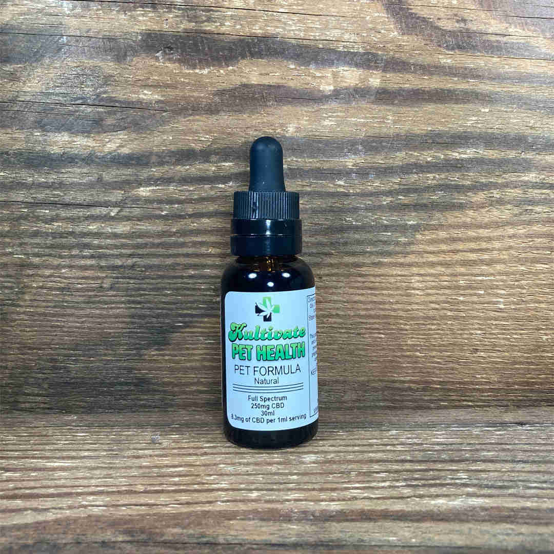 KW Pet Health CBD Oil for Pets - Full Spectrum Hemp Oil in 250mg, 500mg, 750mg