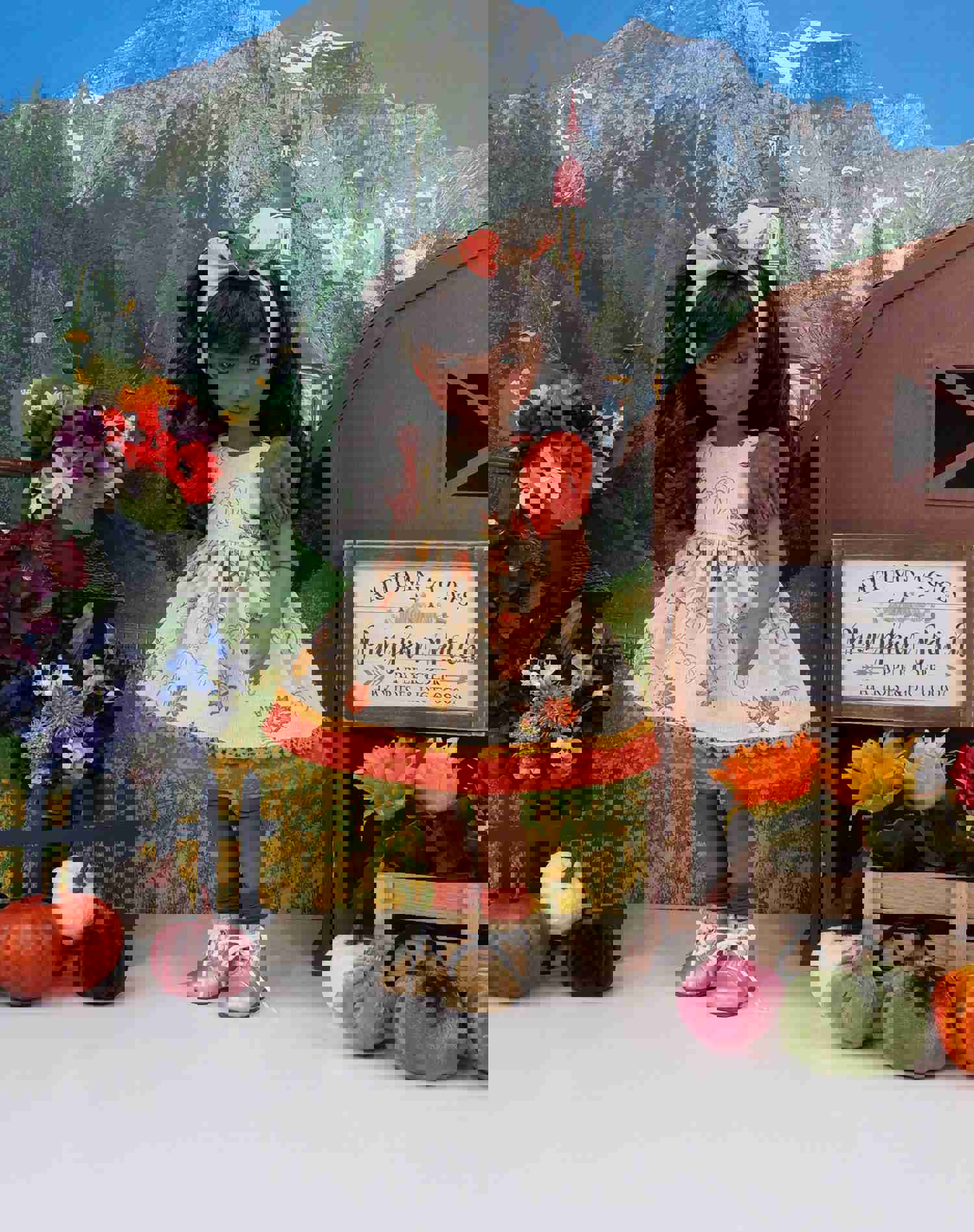 Harvest Gold Dress and Boots for Ruby Red Fashion Friends Doll