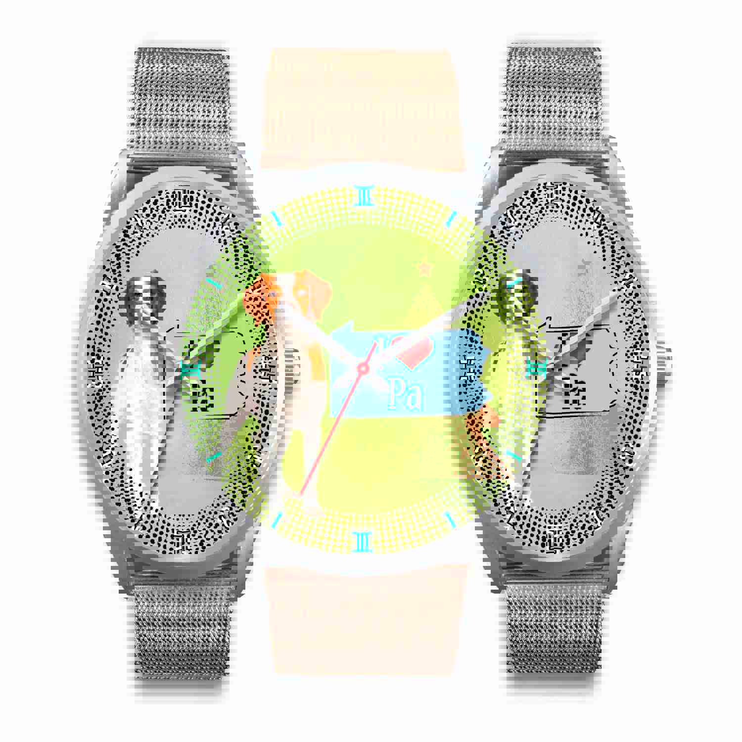 Lovely Brittany Dog Christmas Pennsylvania Christmas Special Wrist Watch