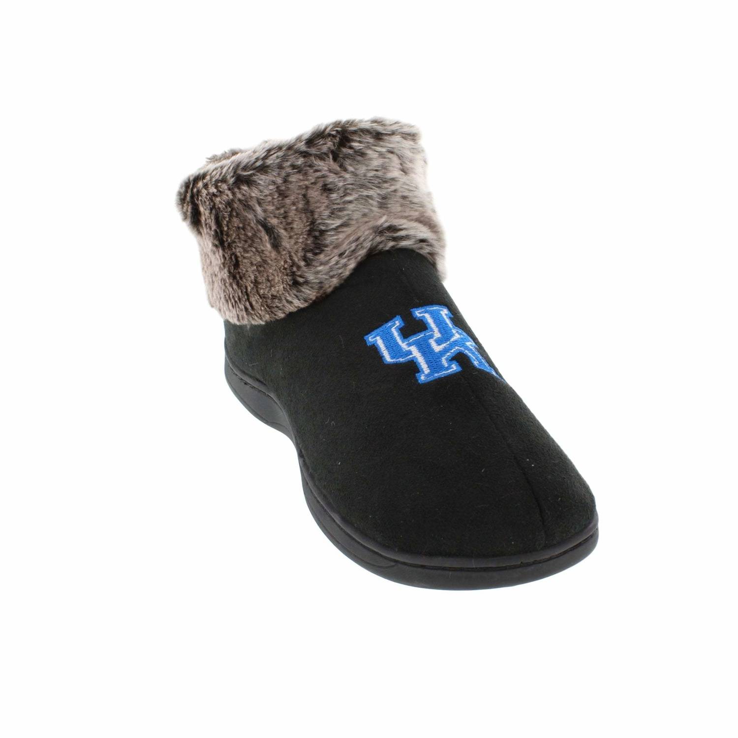 Kentucky Wildcats Faux Sheepskin Furry Top Indoor/Outdoor Slippers