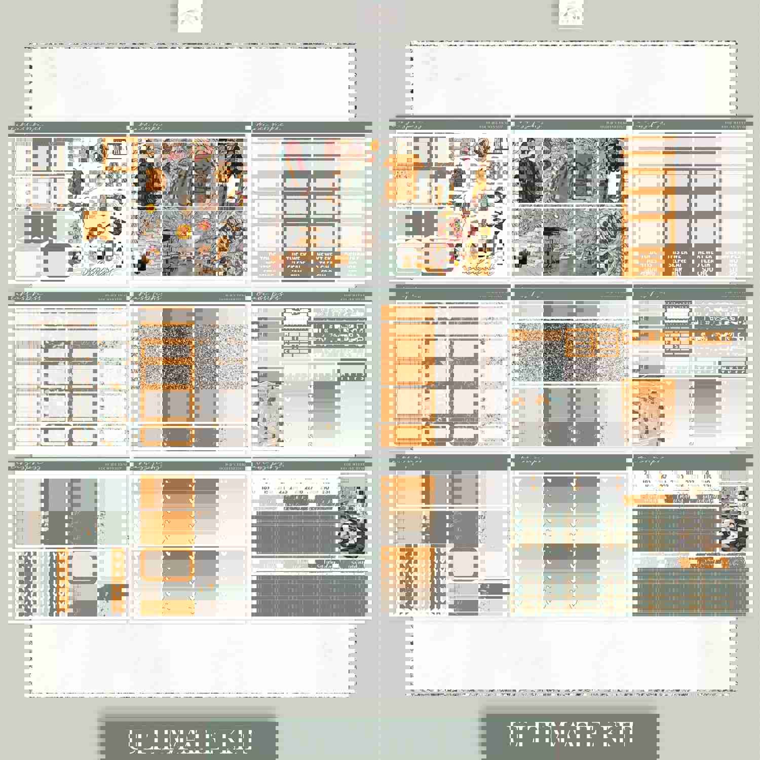 Food & Wine Festival - Weekly Planner Kit