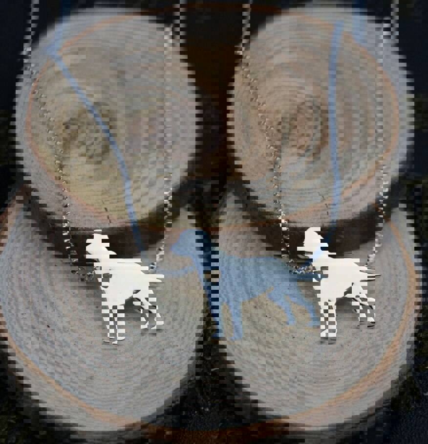 G.SKY Labrador Retriever Necklace - Buy One Get One Free, Golden Plated Dog Pendant Jewelry