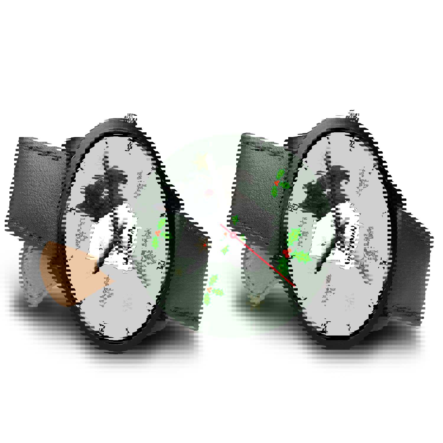 Scottish Terrier Georgia Christmas Special Wrist Watch