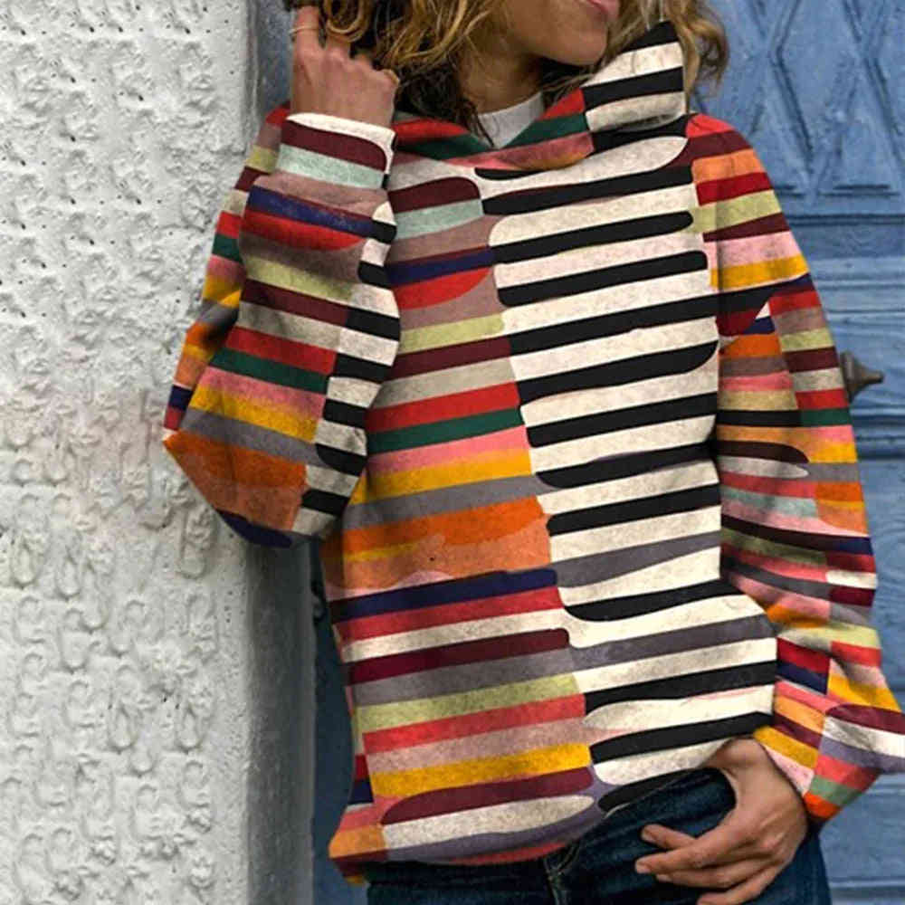 Eva Janssen® - Multicolor Hoodie Sweater