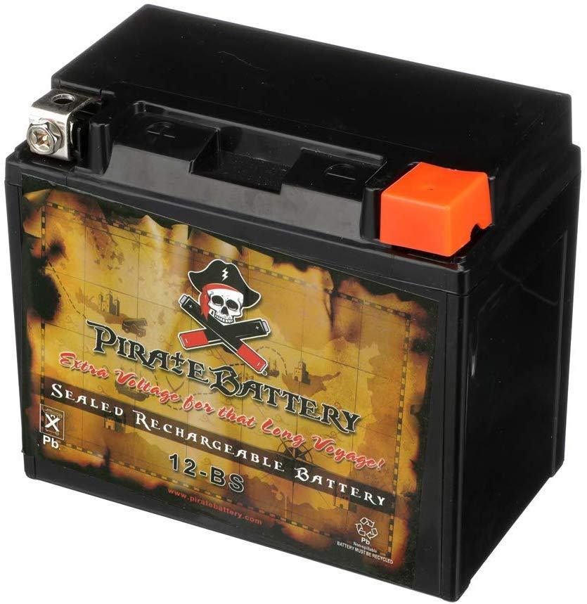 CB CHROMEBATTERY PWS-YTX12-BS High Performance Power Sports Rechargeable AGM Motorcycle Battery