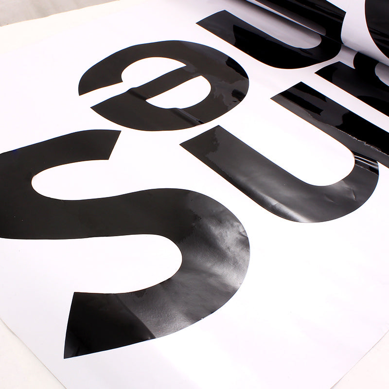 62 x 13 Supreme3M Racing Black Car Truck Side Body Vinyl Graphics Decal Sticker