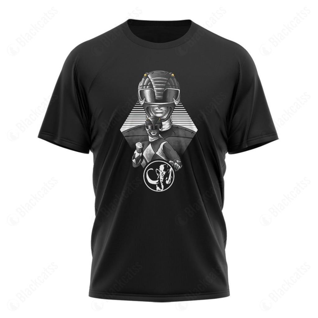 The Black Ranger Custom Graphic T-Shirt - Unisex Classic Fit