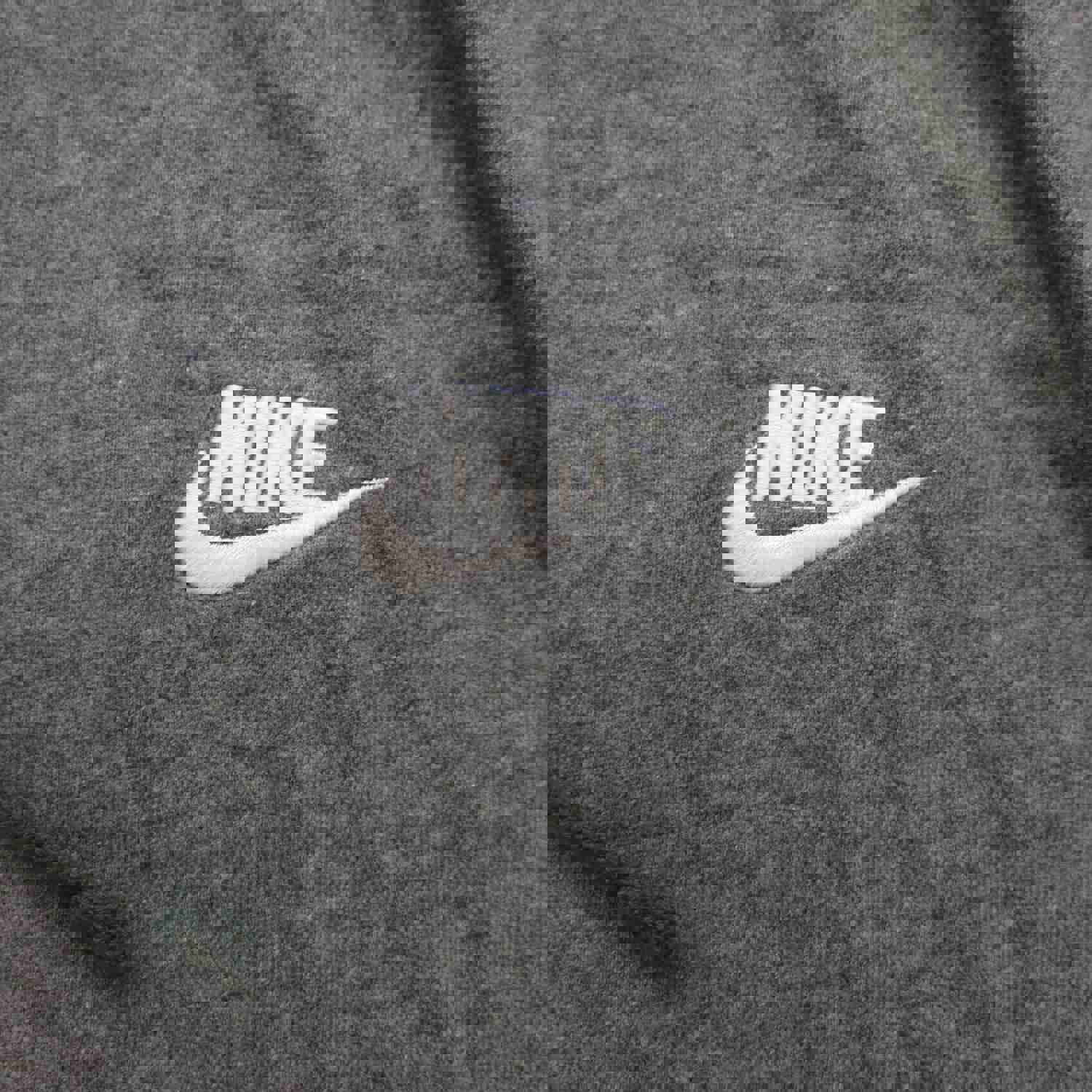 Nike Men's Pullover Activewear Hoodie Long Sleeve Logo Gray Size Large
