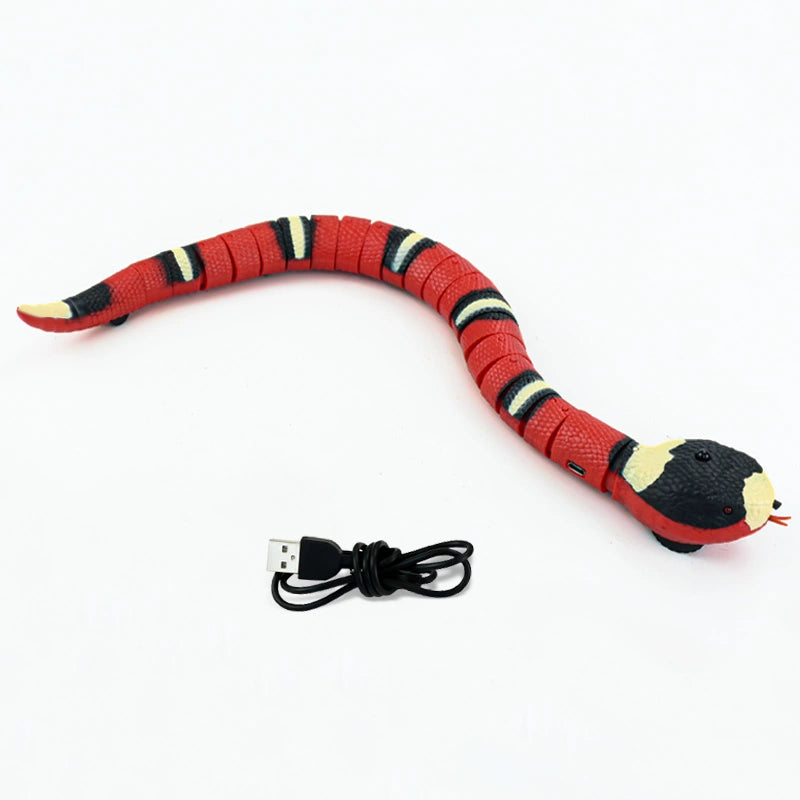Automatic Cat Teaser Toy with Remote Control - Electric Self-Moving Snake for Cats