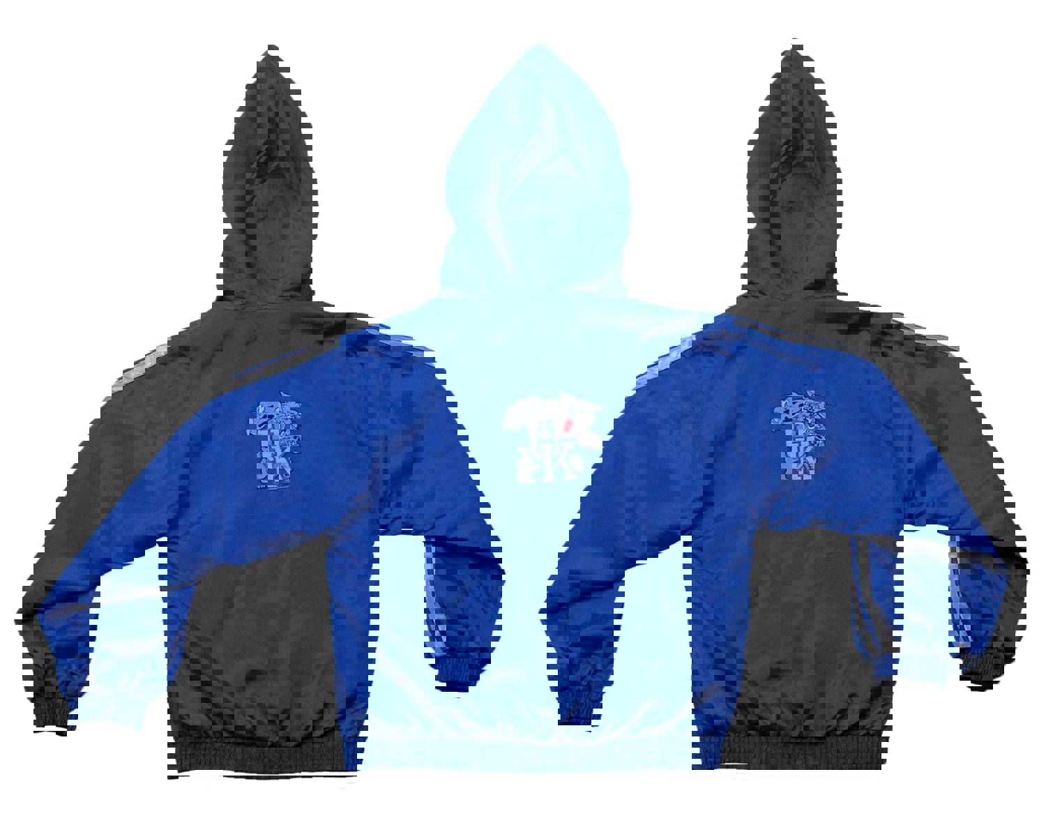 Kentucky University Wildcats NCAA Youth Hooded Coat, Blue - Reversible Lightweight Jacket