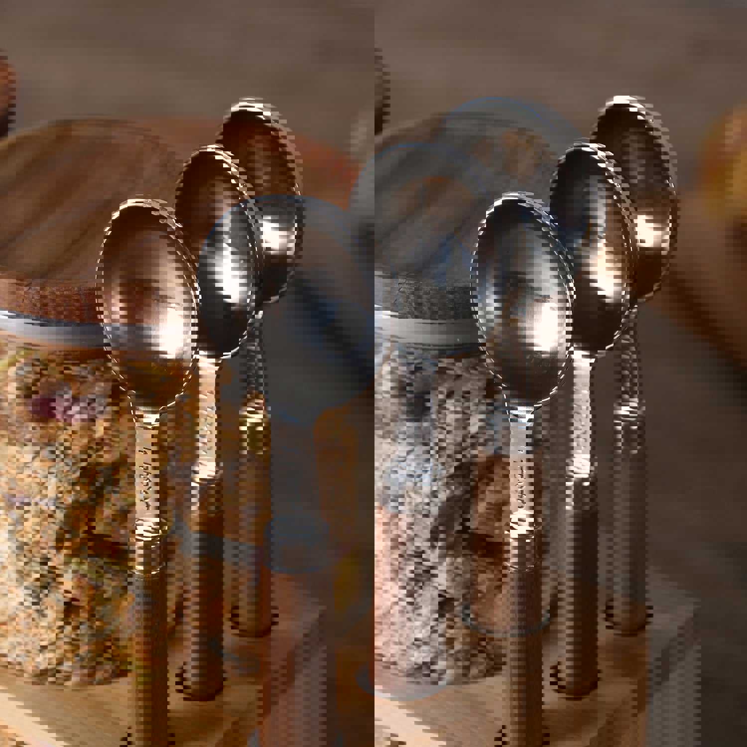 KKC HOME ACCENTS Sealed Glass Food Storage Jars with Scoop for Kitchen Counter