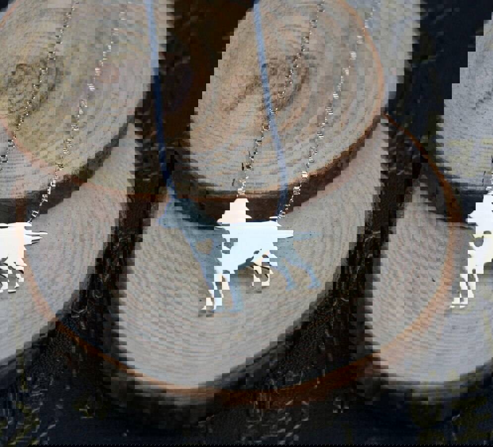 G.SKY Labrador Retriever Necklace - Buy One Get One Free, Golden Plated Dog Pendant Jewelry