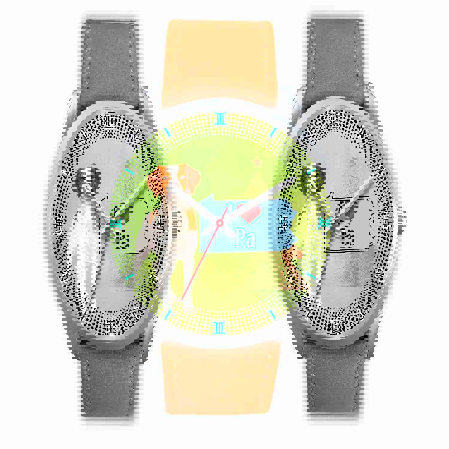 Lovely Brittany Dog Christmas Pennsylvania Christmas Special Wrist Watch