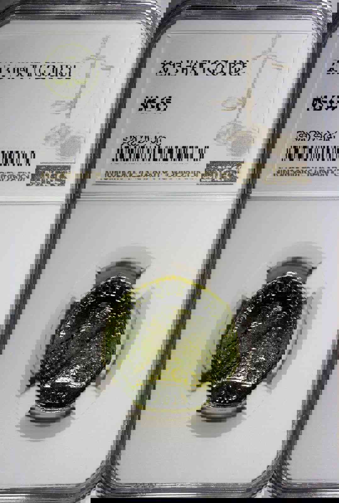 Haiti Brass 2013 1 Gourde NGC MS65 Citadelle de Roi Christophe KM# 155