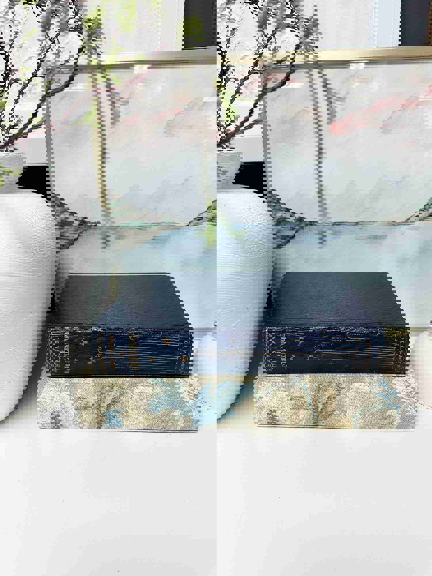 Blue Decorative Books for Shelf Decor and Home Styling