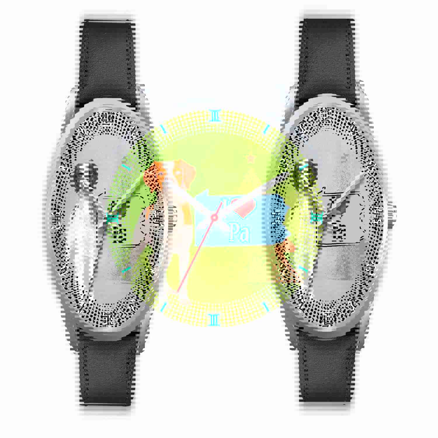 Lovely Brittany Dog Christmas Pennsylvania Christmas Special Wrist Watch
