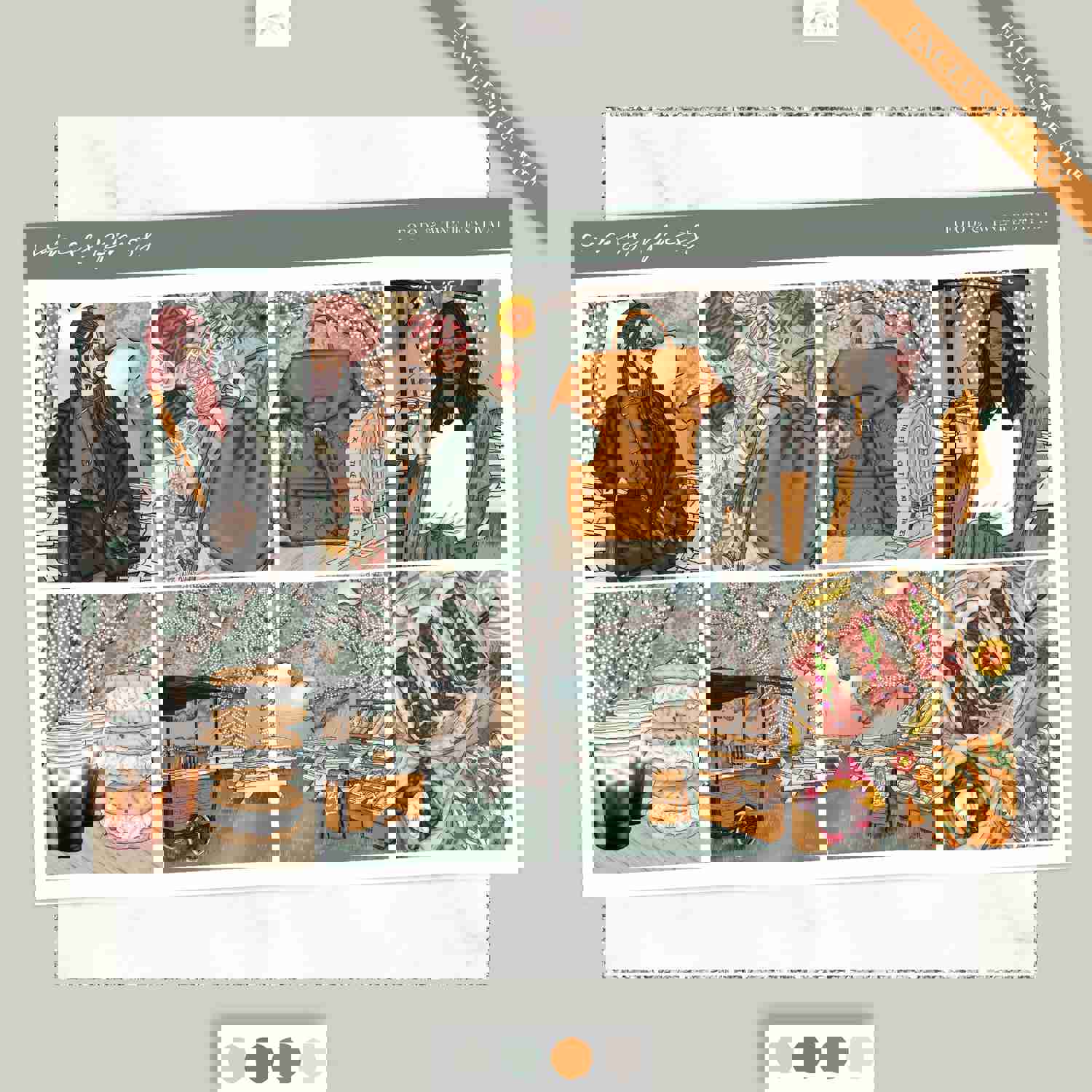 Food & Wine Festival - Weekly Planner Kit