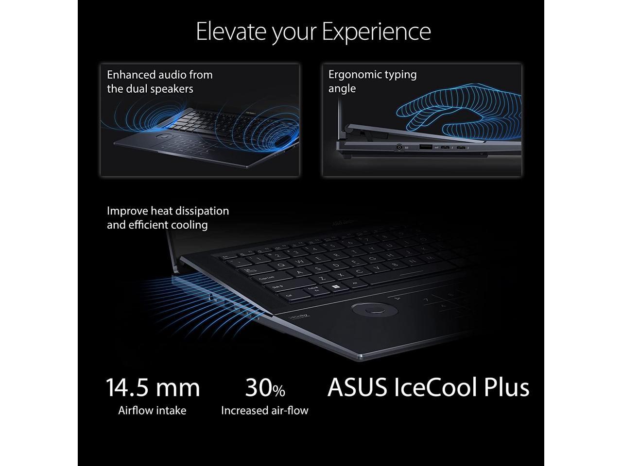 ASUS ZenBook Pro 16X OLED Laptop - 16-inch 4K Touch Display, Intel i9-12900H, RTX 3060, 32GB RAM, 2TB SSD
